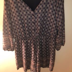 Patterned Romper